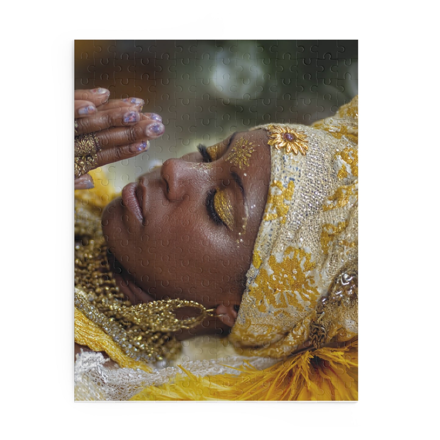 Oshun Mindful Meditation Puzzle - 120, 252, 500-Piece, Mindfulness Decor, Relaxation Gift, Spiritual Art, Unique Artwork