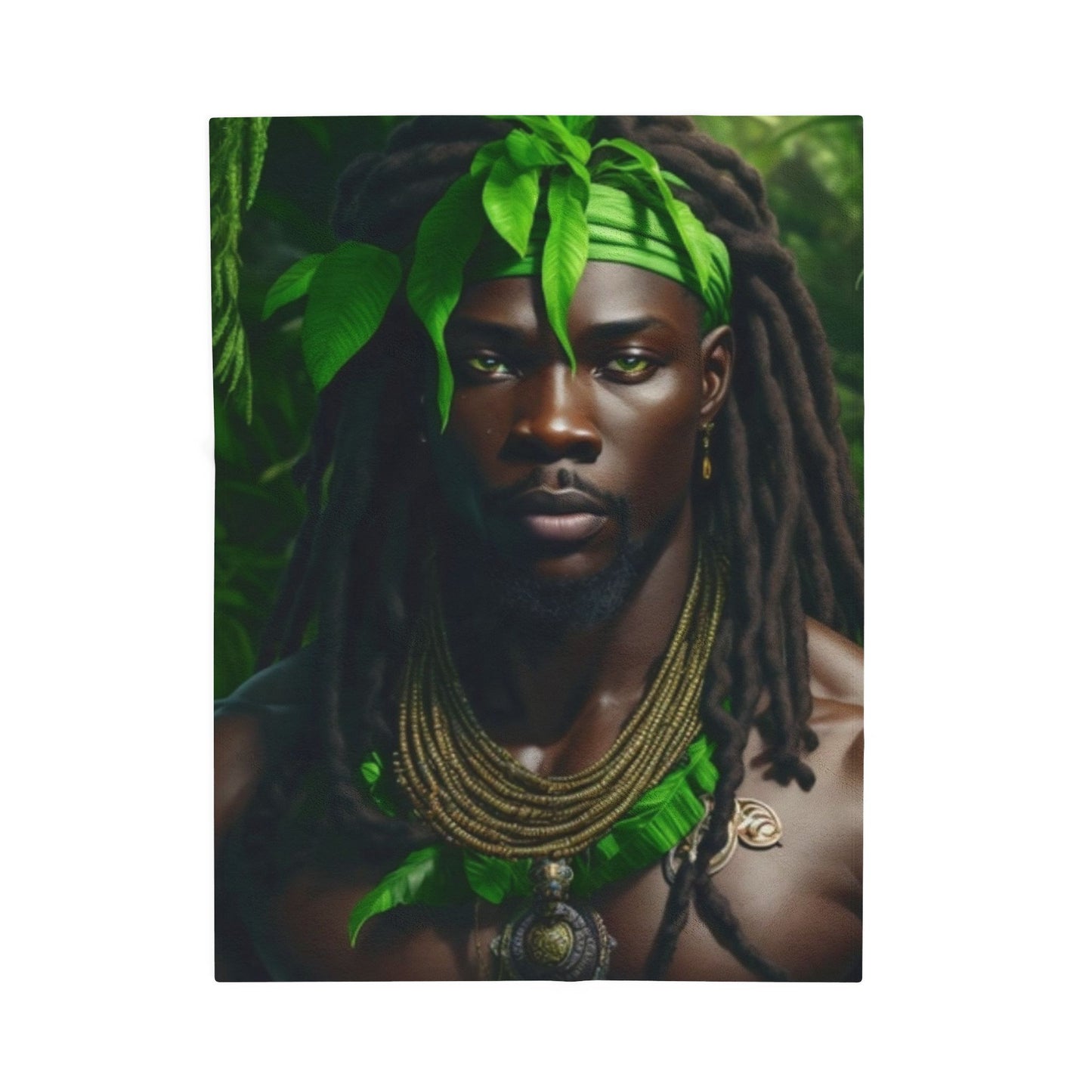 Ogun — God of Iron Velveteen Plush Blanket