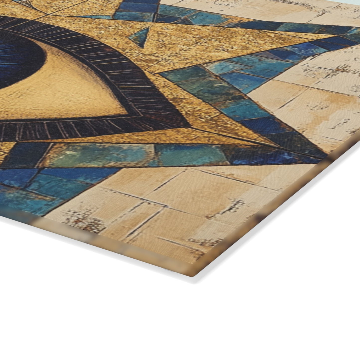 Evil Eye Glass Cutting Board — Protective Kitchen Serving Board