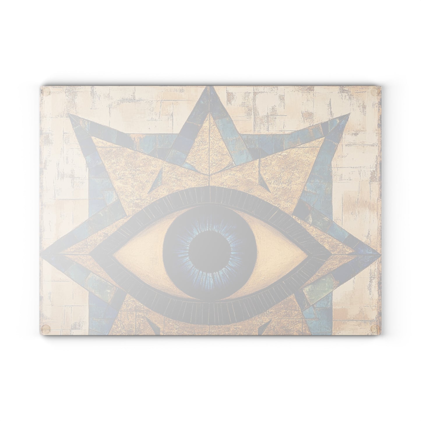 Evil Eye Glass Cutting Board — Protective Kitchen Serving Board