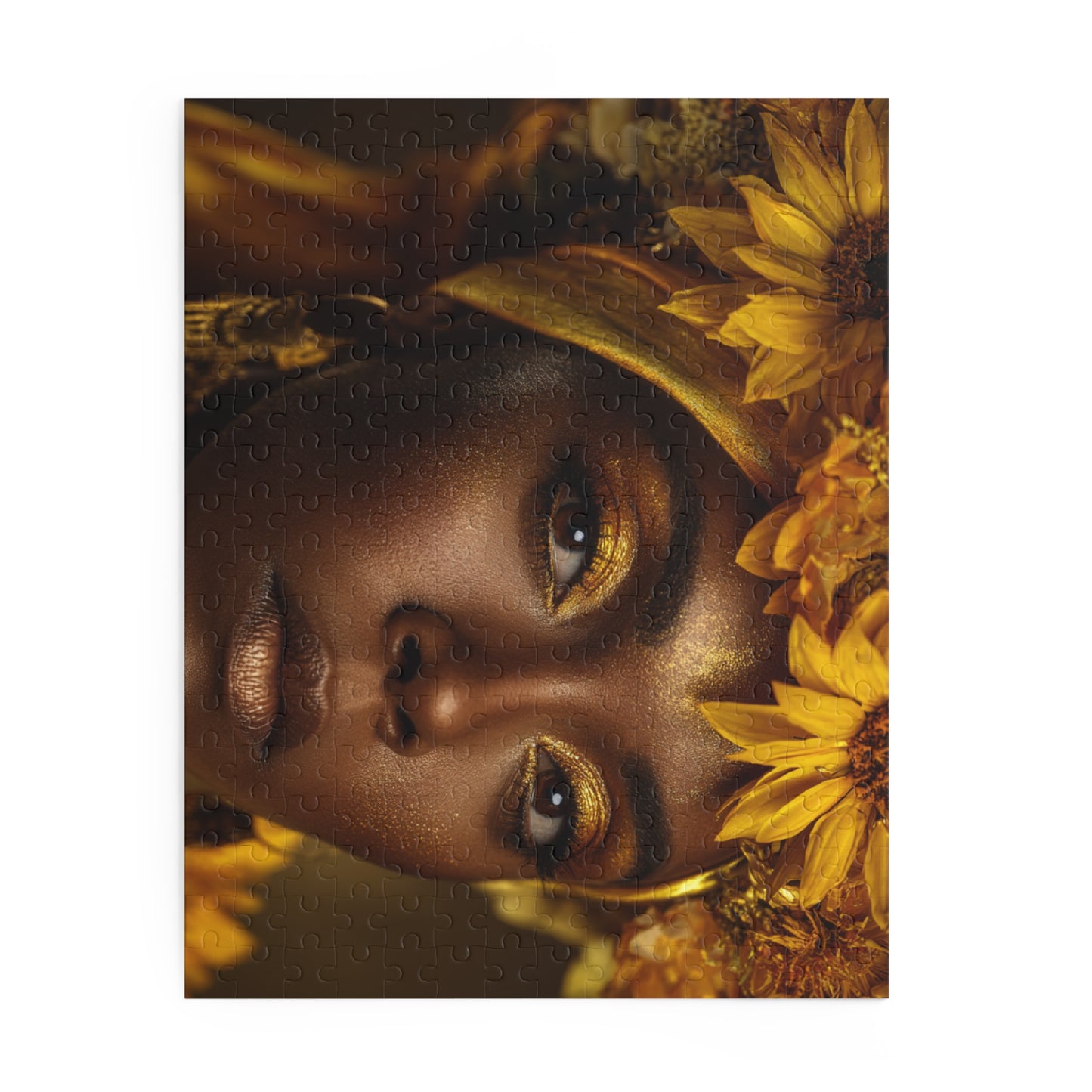 Goddess Oshun Sunflower Puzzle — 120/252/500-Piece Jigsaw