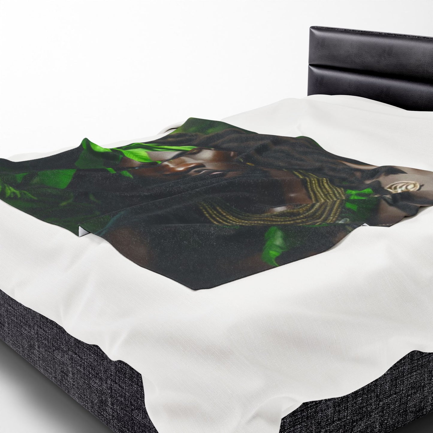 Ogun — God of Iron Velveteen Plush Blanket