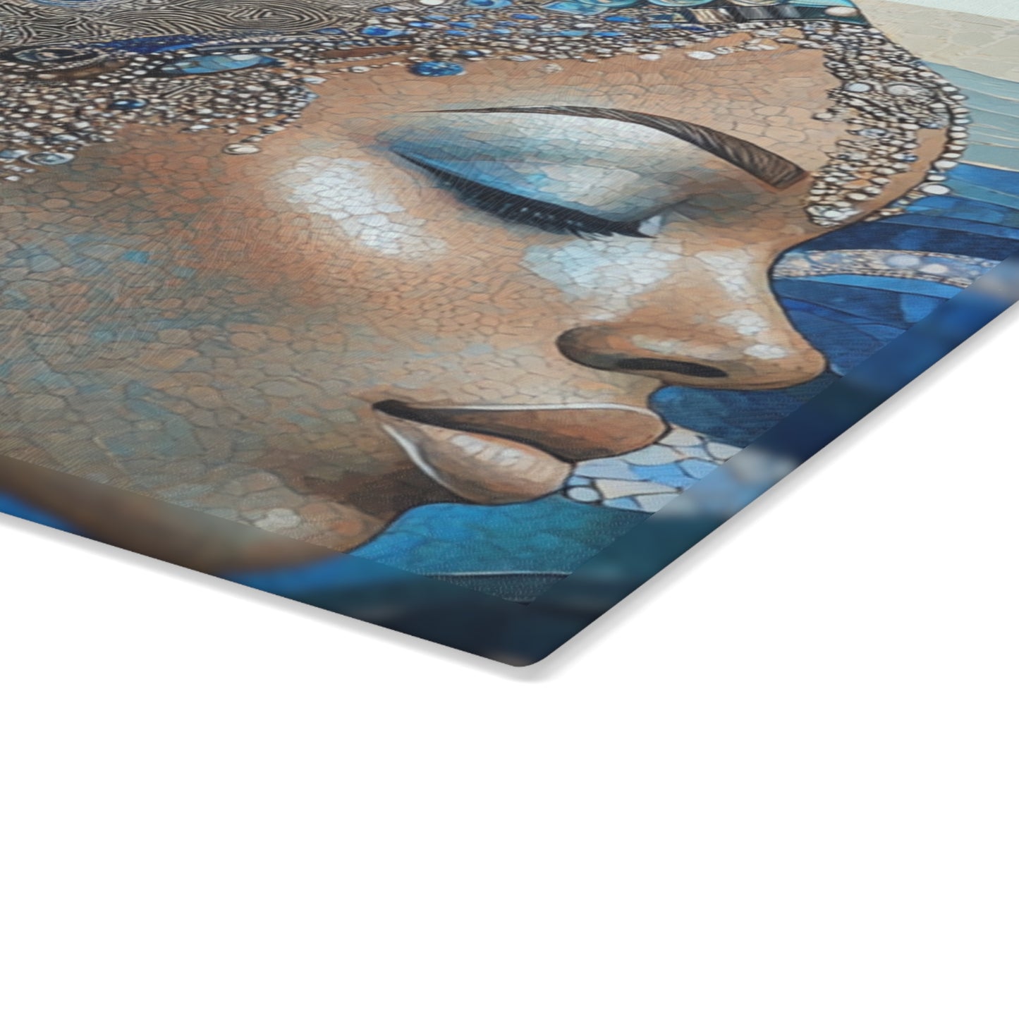 Elegant Art Glass Cutting Board, Kitchen Decor, Gift for Home Cook, Wall Art, Unique Wedding Gift, Artistic Culinary Accessory