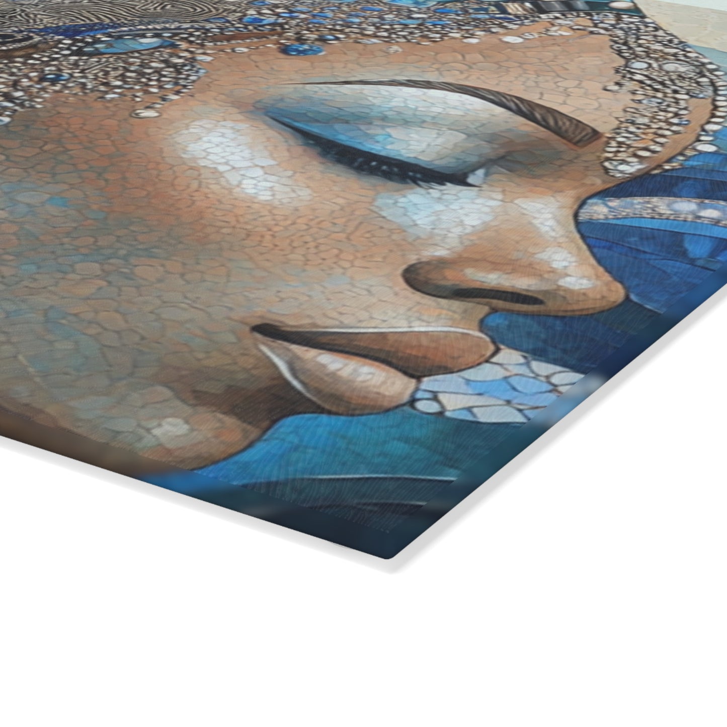 Elegant Art Glass Cutting Board, Kitchen Decor, Gift for Home Cook, Wall Art, Unique Wedding Gift, Artistic Culinary Accessory