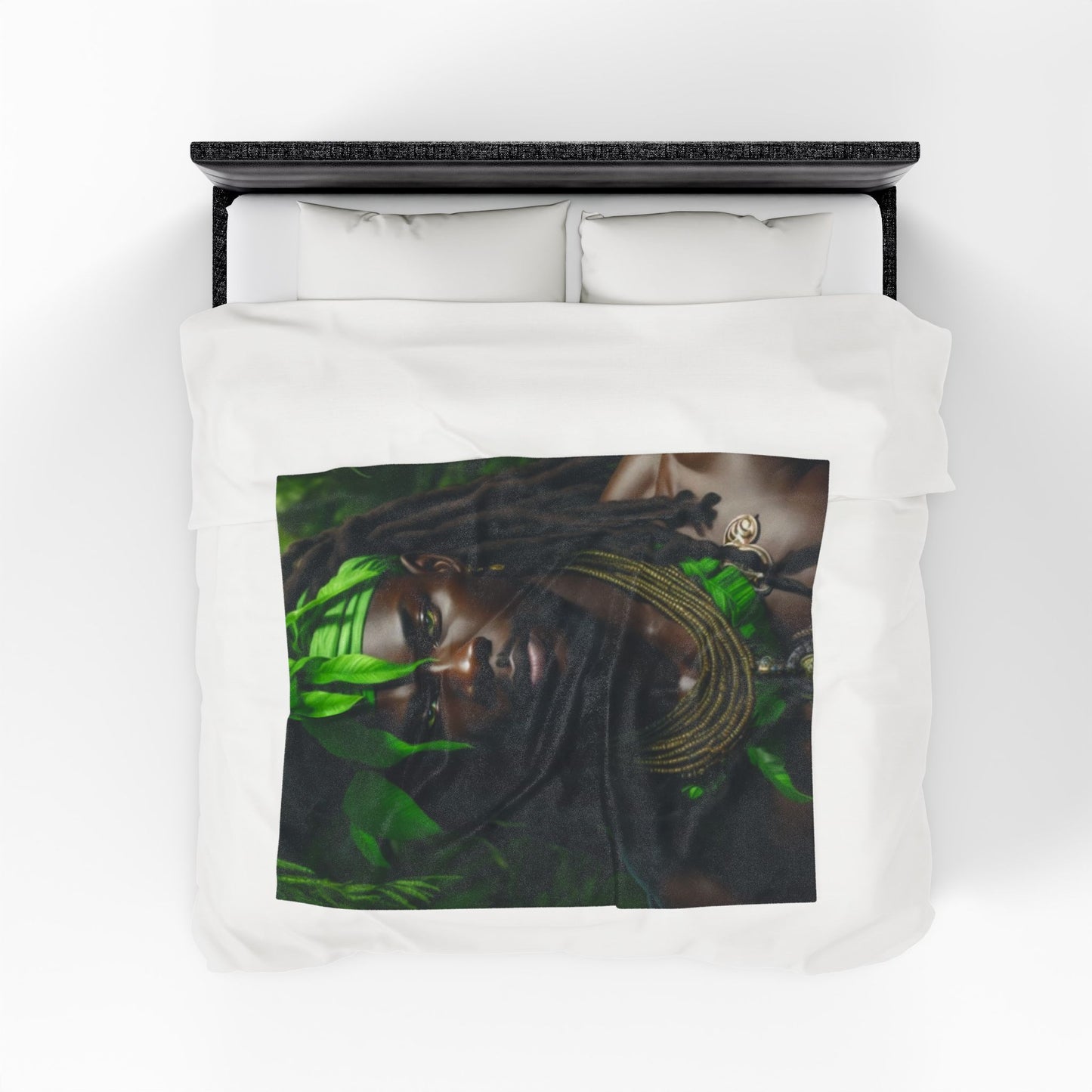 Ogun — God of Iron Velveteen Plush Blanket