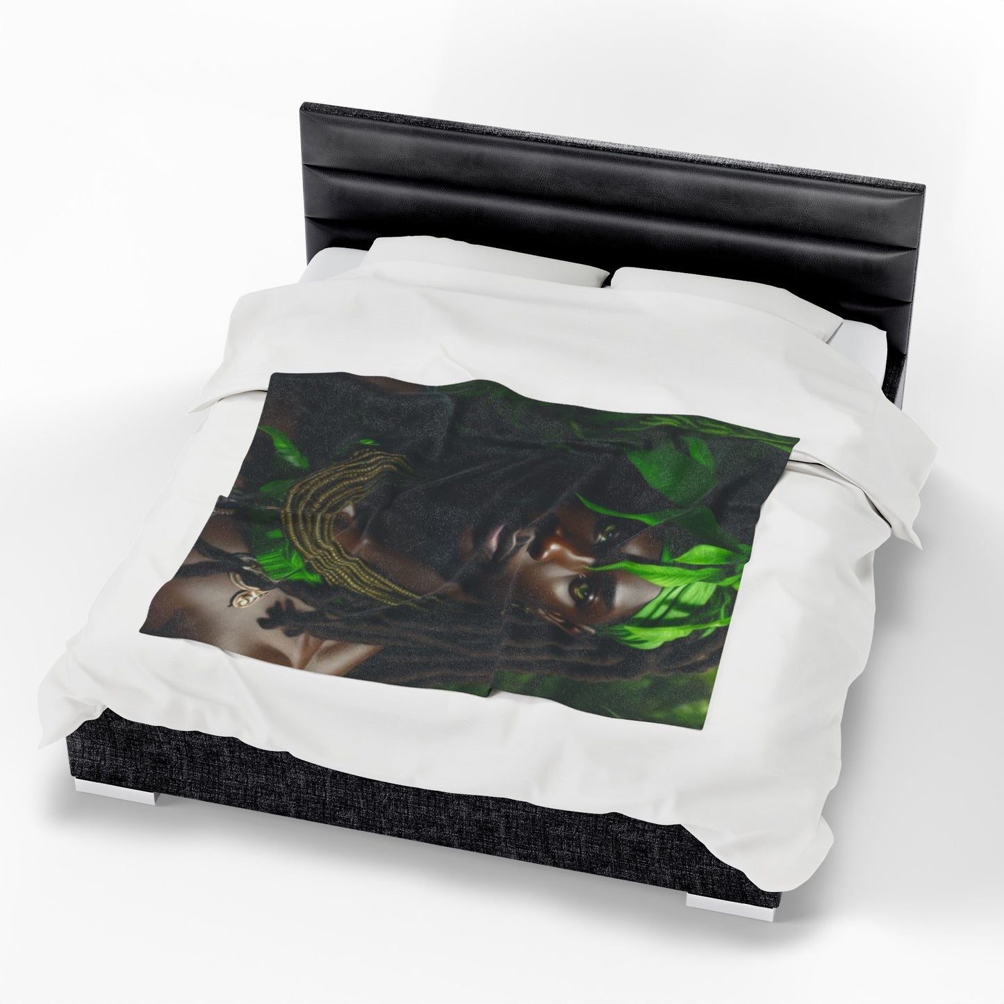 Ogun — God of Iron Velveteen Plush Blanket