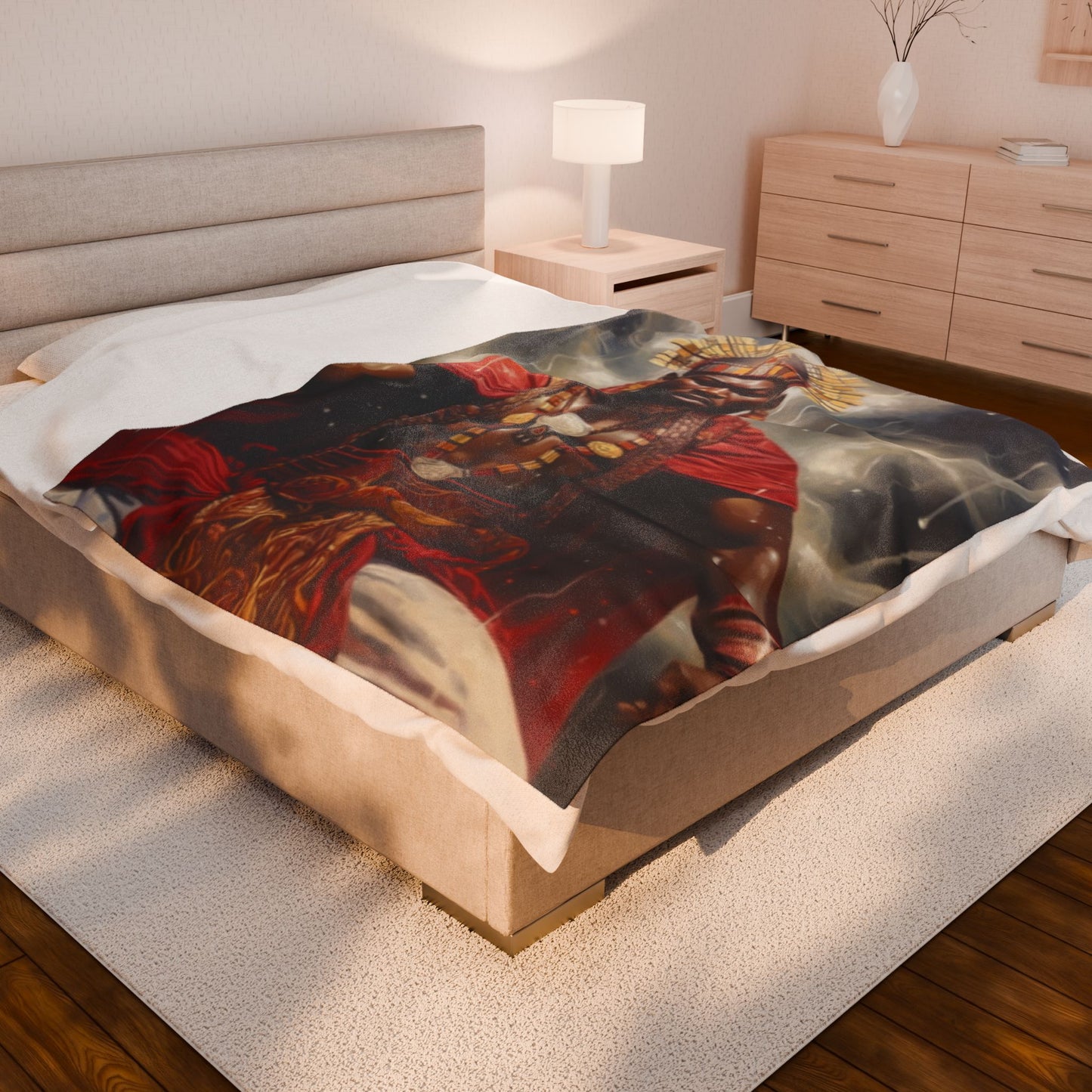 Shango Velveteen Plush Blanket — Ultra-Soft Cozy Throw Blanket