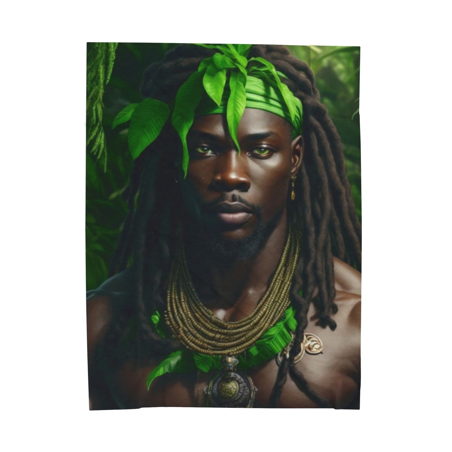 Ogun — God of Iron Velveteen Plush Blanket