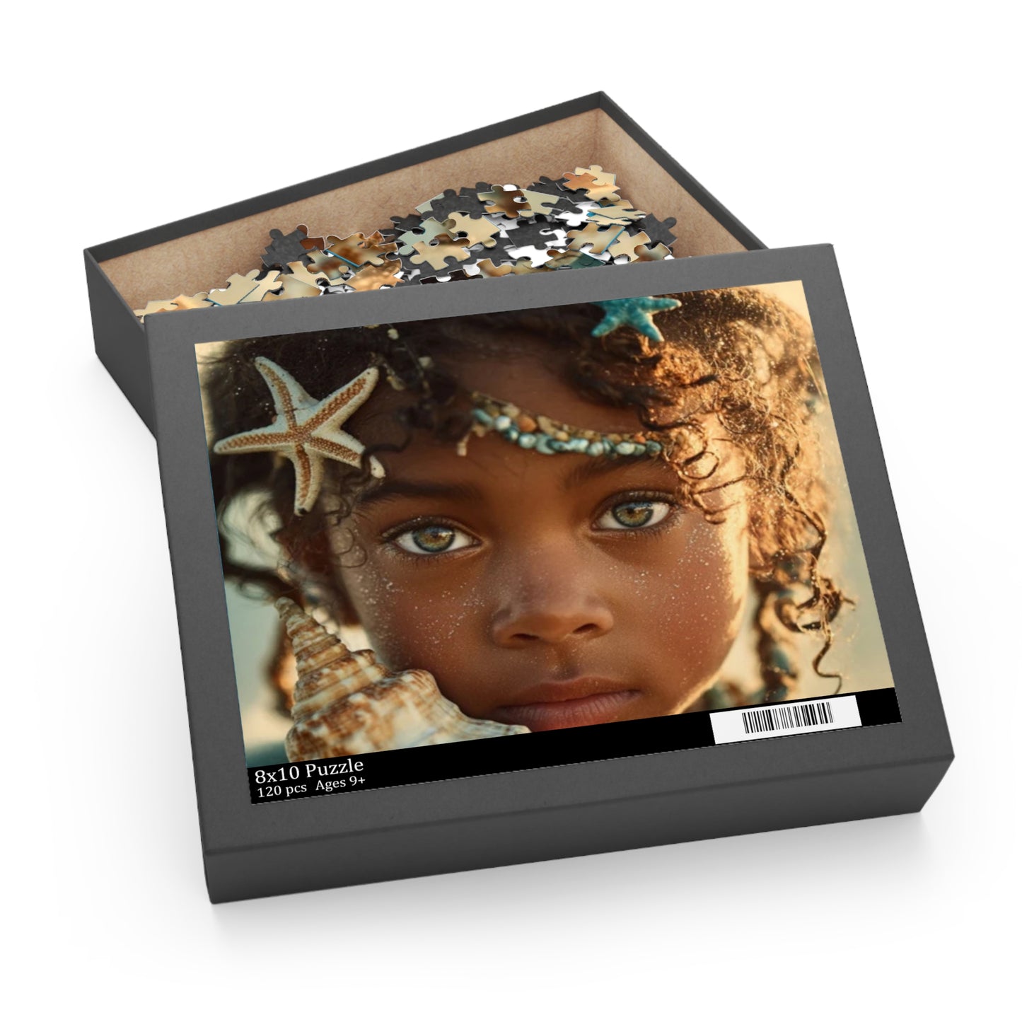 Yemaya Ocean Girl Puzzle — 120/252/500-Piece Jigsaw