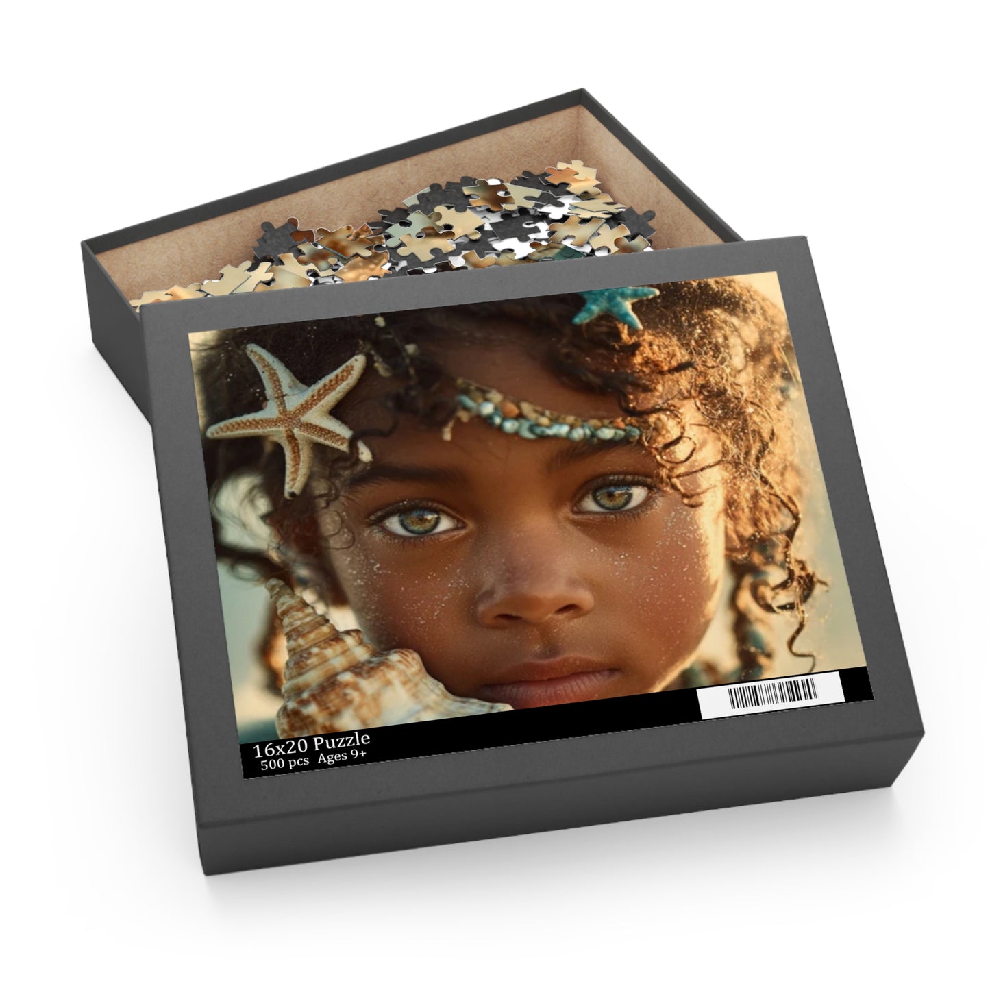 Yemaya Ocean Girl Puzzle — 120/252/500-Piece Jigsaw