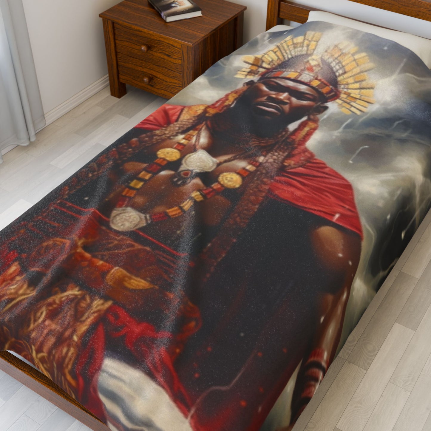 Shango Velveteen Plush Blanket — Ultra-Soft Cozy Throw Blanket