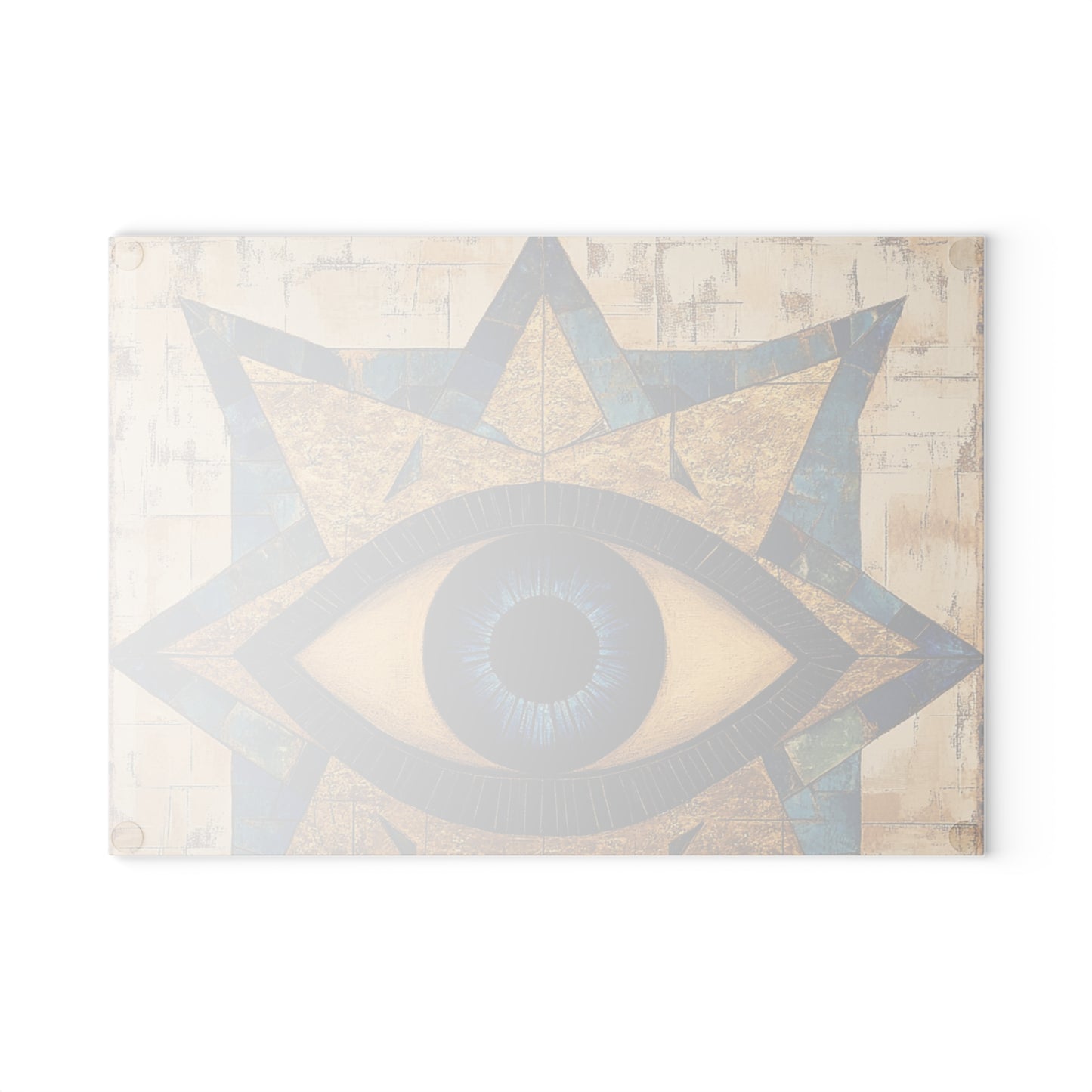 Evil Eye Glass Cutting Board — Protective Kitchen Serving Board