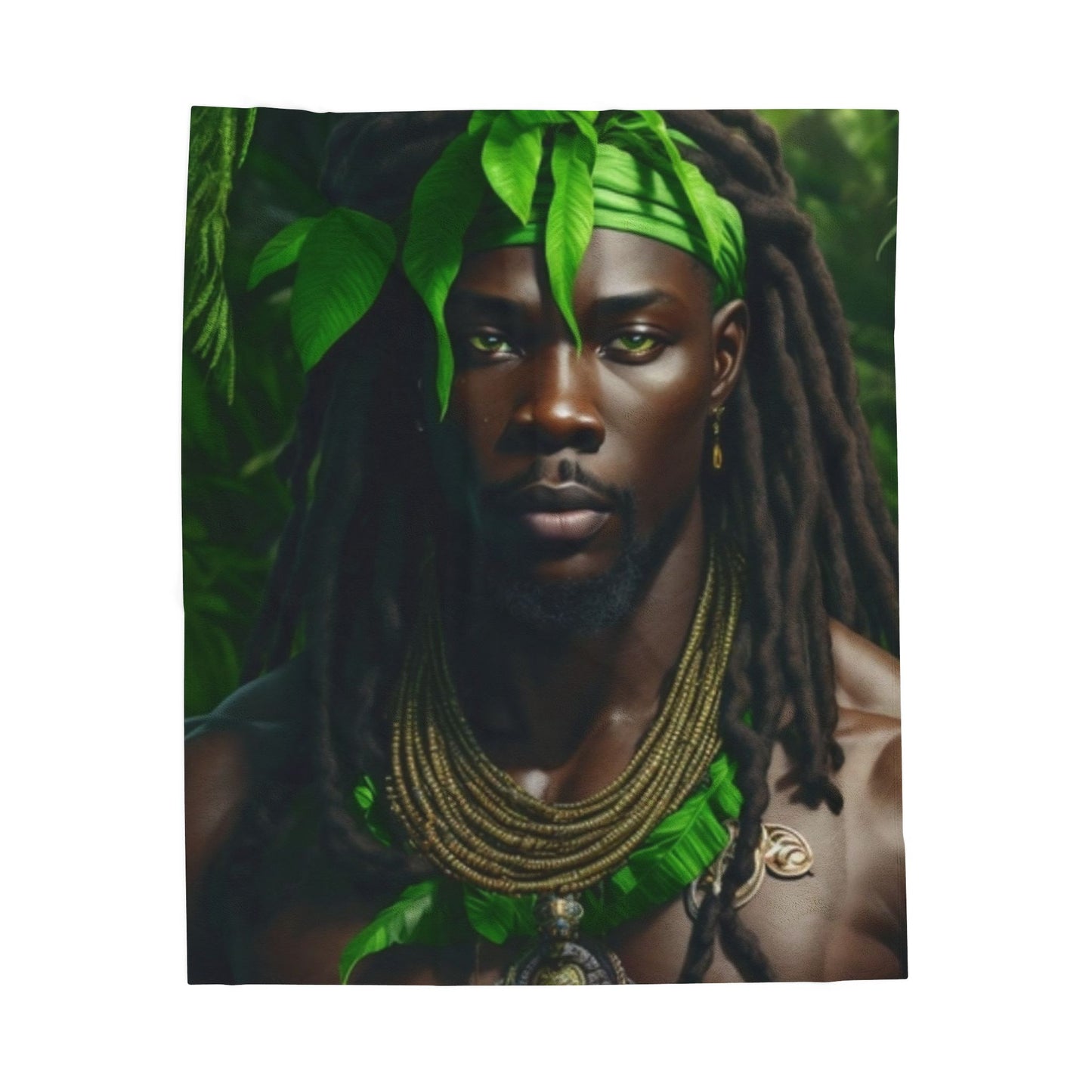 Ogun — God of Iron Velveteen Plush Blanket