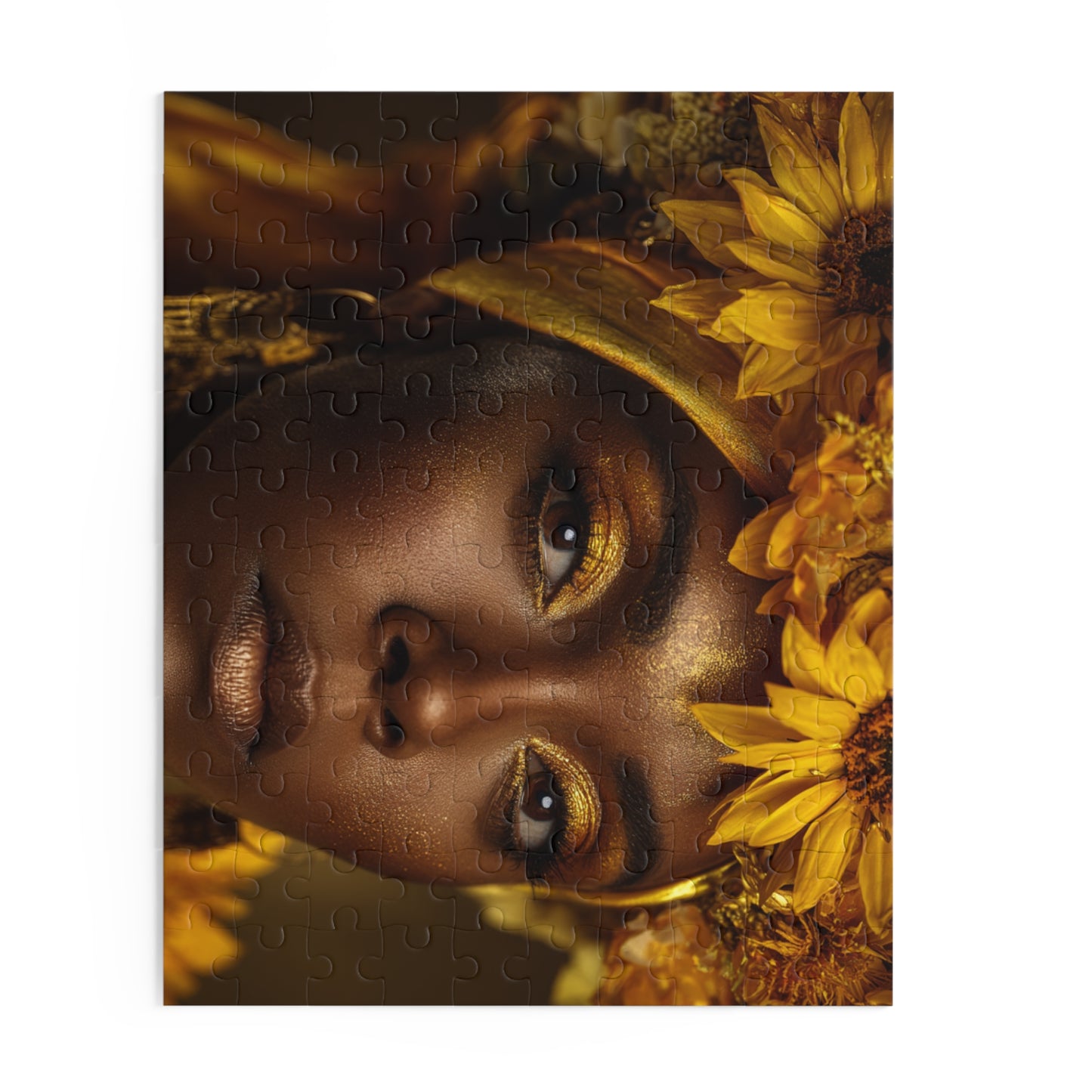 Goddess Oshun Sunflower Puzzle — 120/252/500-Piece Jigsaw